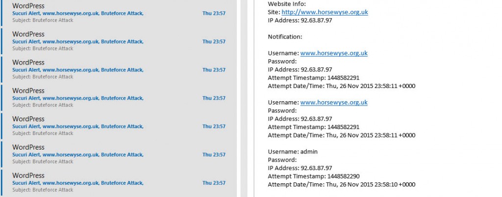 brute force attacks