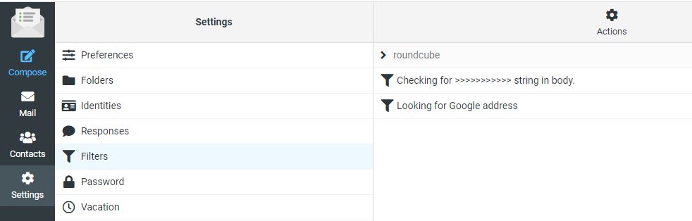Email Filters